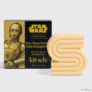 Star Wars? & Kitsch Rice Water Protein Strengthening Solid Shampoo - C-3PO