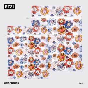 Kitsch x BT21 Wash Bags 2pc Set in UNIVERSTAR